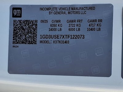 2026 GMC Sierra 3500 HD Chassis Cab Pro