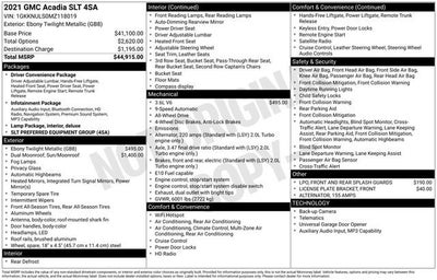 2021 GMC Acadia SLT