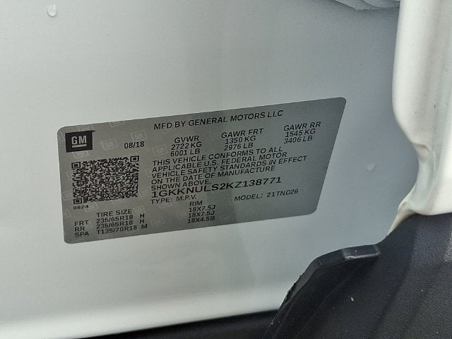 2019 GMC Acadia SLT
