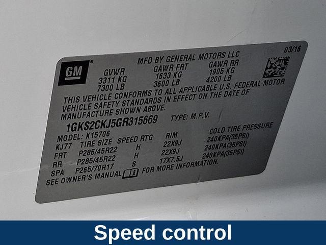 2016 GMC Yukon Denali