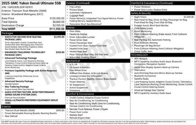 2025 GMC Yukon Denali Ultimate