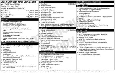 2025 GMC Yukon Denali Ultimate
