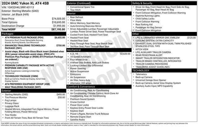 2024 GMC Yukon XL AT4
