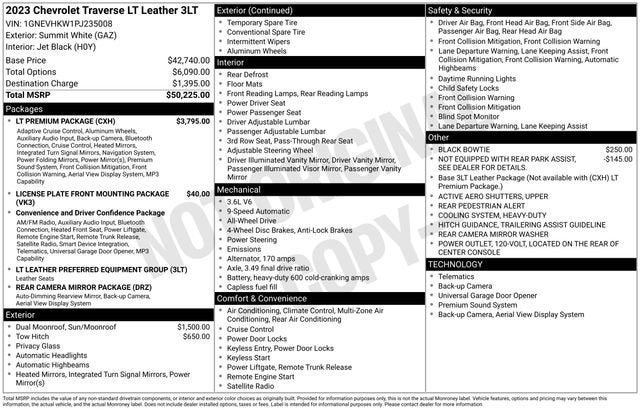 2023 Chevrolet Traverse LT Leather