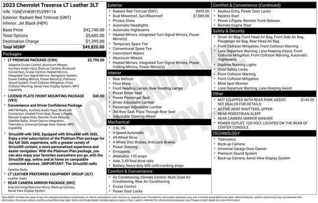 2023 Chevrolet Traverse LT Leather