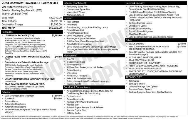 2023 Chevrolet Traverse LT Leather