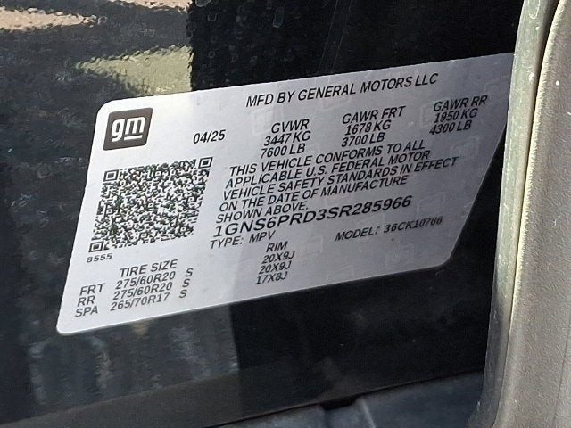 2025 Chevrolet Tahoe Z71