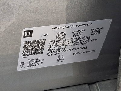 2026 Chevrolet Tahoe High Country
