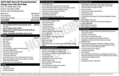 2025 GMC Sierra EV Extended Range Denali