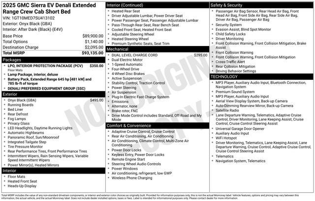 2025 GMC Sierra EV Extended Range Denali