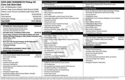 2025 GMC HUMMER EV Pickup 3X