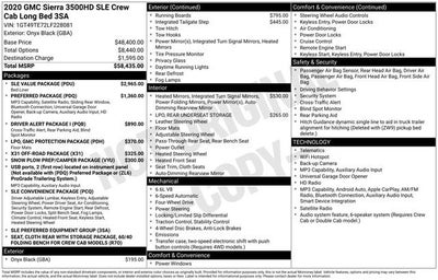 2020 GMC Sierra 3500 HD SLE