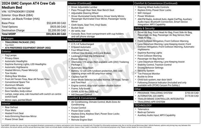 2024 GMC Canyon AT4