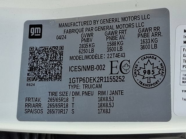2024 GMC Canyon AT4