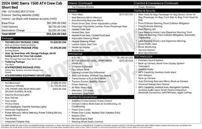 2024 GMC Sierra 1500 AT4
