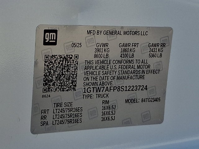 2025 GMC Savana Cargo Work Van