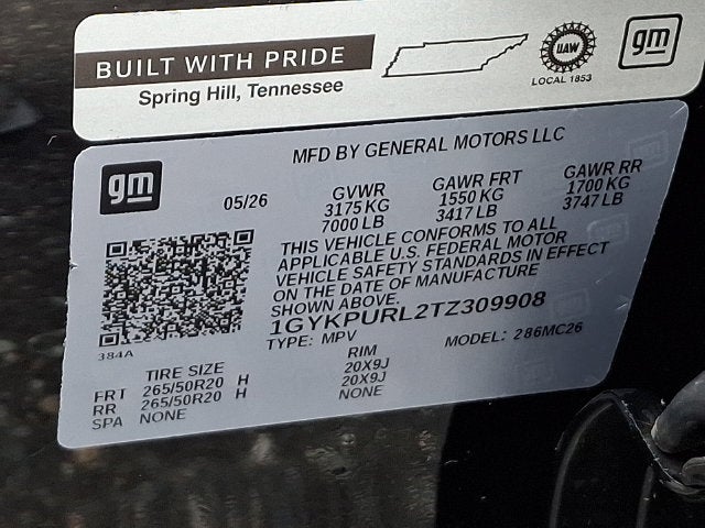 2026 Cadillac LYRIQ Sport