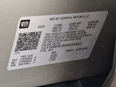 2025 Cadillac Escalade Premium Luxury