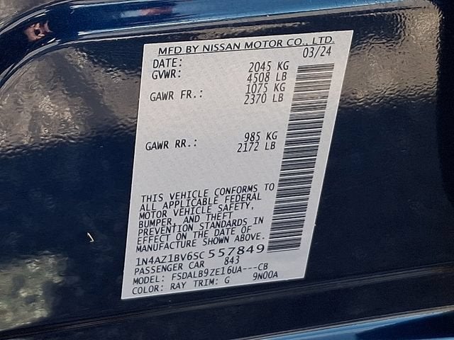 2025 Nissan LEAF S