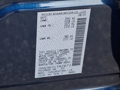 2025 Nissan LEAF S