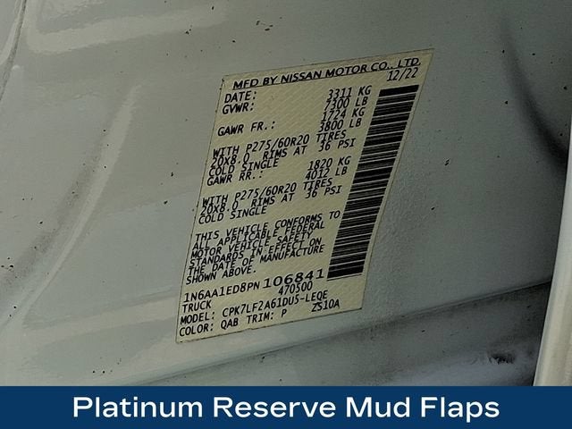 2023 Nissan TITAN Crew Cab Platinum Reserve 4x4