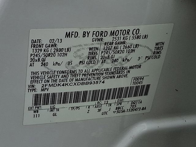 2013 Ford Edge Limited