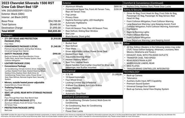 2023 Chevrolet Silverado 1500 RST