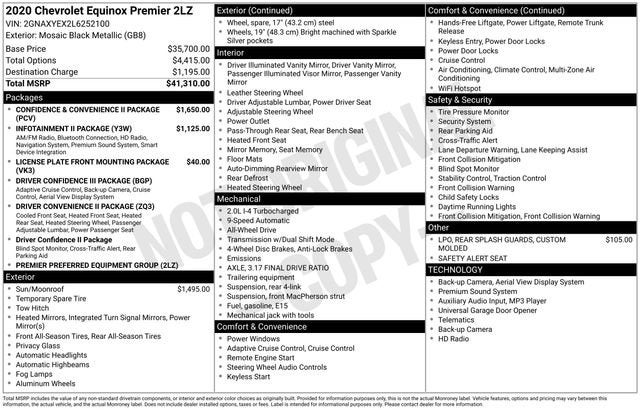 2020 Chevrolet Equinox Premier