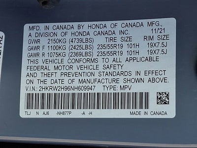 2022 Honda CR-V Touring
