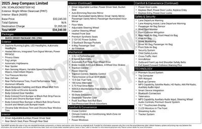 2025 Jeep Compass Limited 4x4