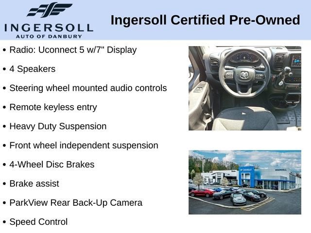 2023 RAM ProMaster Cargo Van 3500 High Roof 159" WB EXT