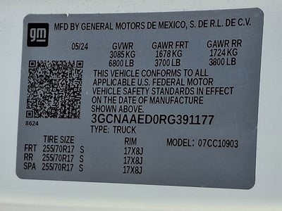2024 Chevrolet Silverado 1500 WT