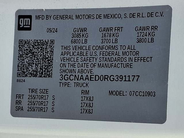 2024 Chevrolet Silverado 1500 WT