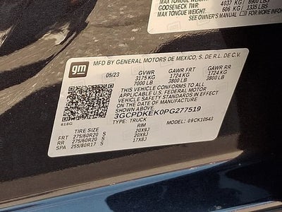 2023 Chevrolet Silverado 1500 LT (2FL)