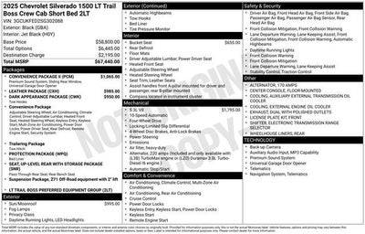 2025 Chevrolet Silverado 1500 LT Trail Boss