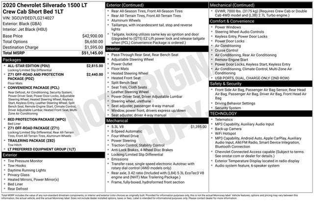 2020 Chevrolet Silverado 1500 LT