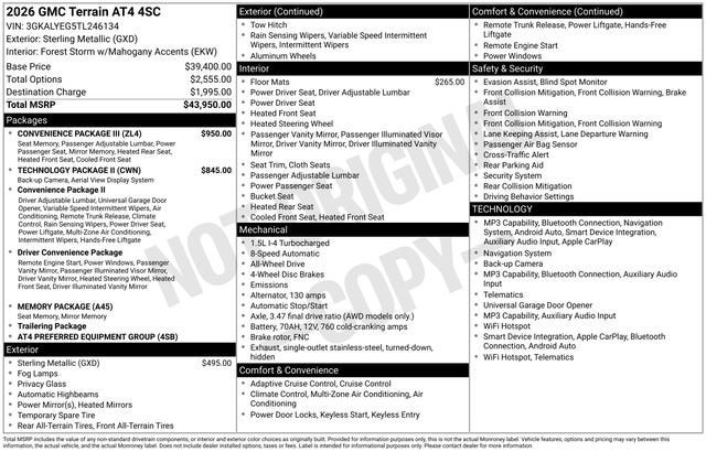 2026 GMC Terrain AT4