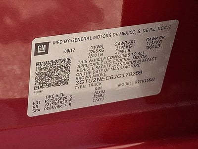 2018 GMC Sierra 1500 SLT