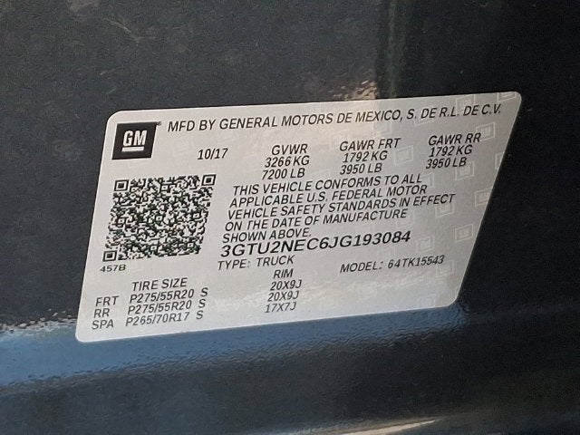 2018 GMC Sierra 1500 SLT