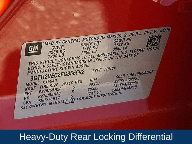 2015 GMC Sierra 1500 SLT