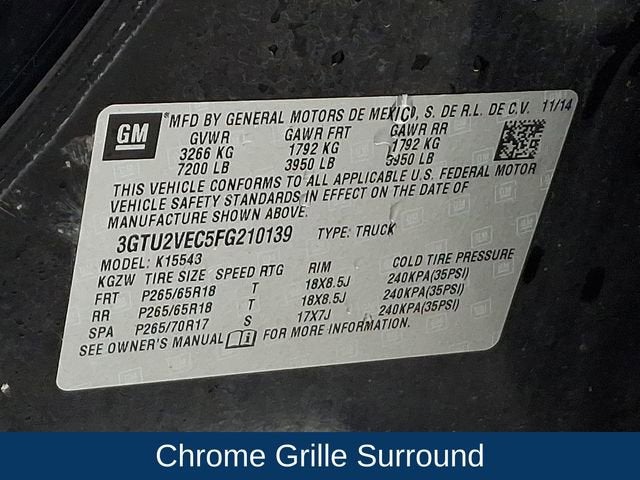 2015 GMC Sierra 1500 SLT