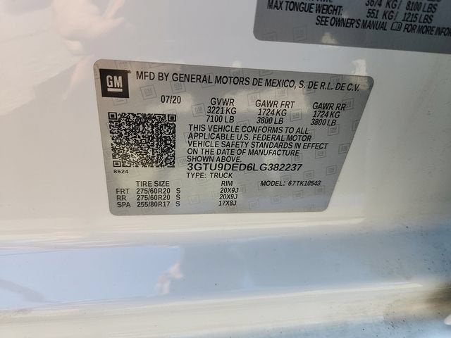 2020 GMC Sierra 1500 SLT