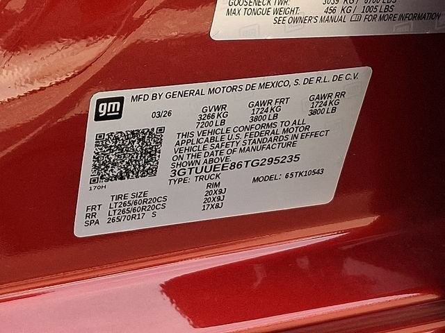 2026 GMC Sierra 1500 AT4