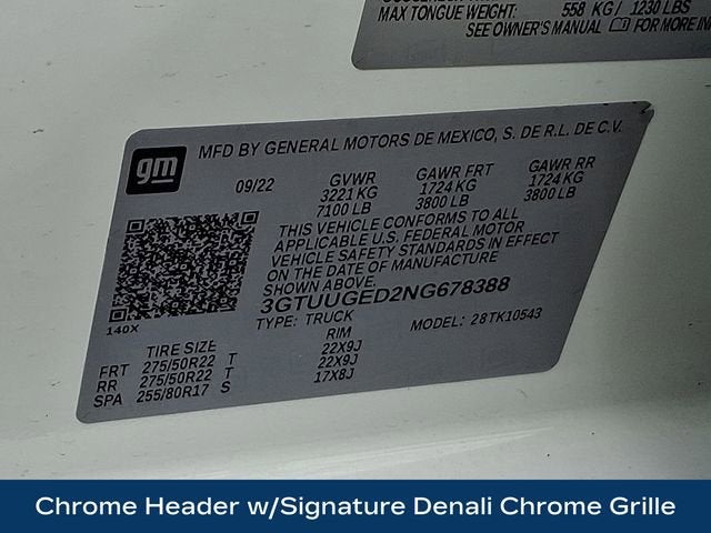 2022 GMC Sierra 1500 Denali