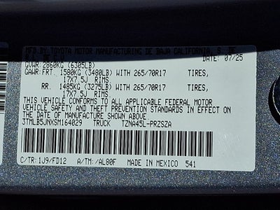 2025 Toyota Tacoma TRD Off Road