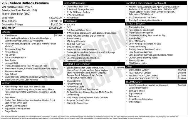 2025 Subaru Outback Premium