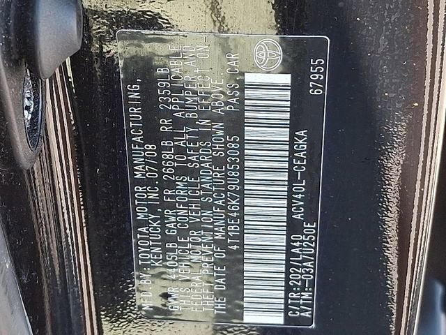 2009 Toyota Camry 4dr Sdn I4 Man (Natl)