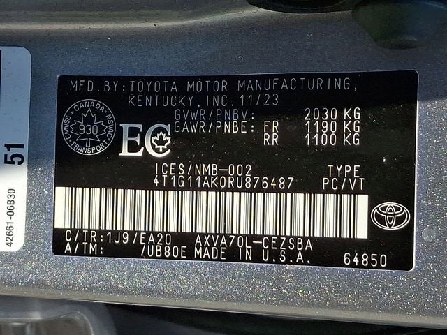 2024 Toyota Camry SE