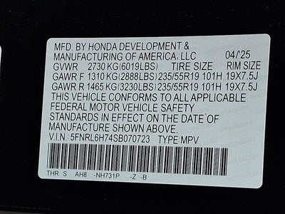 2025 Honda Odyssey Sport-L