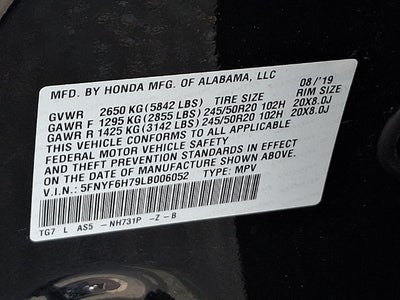 2020 Honda Pilot Black Edition